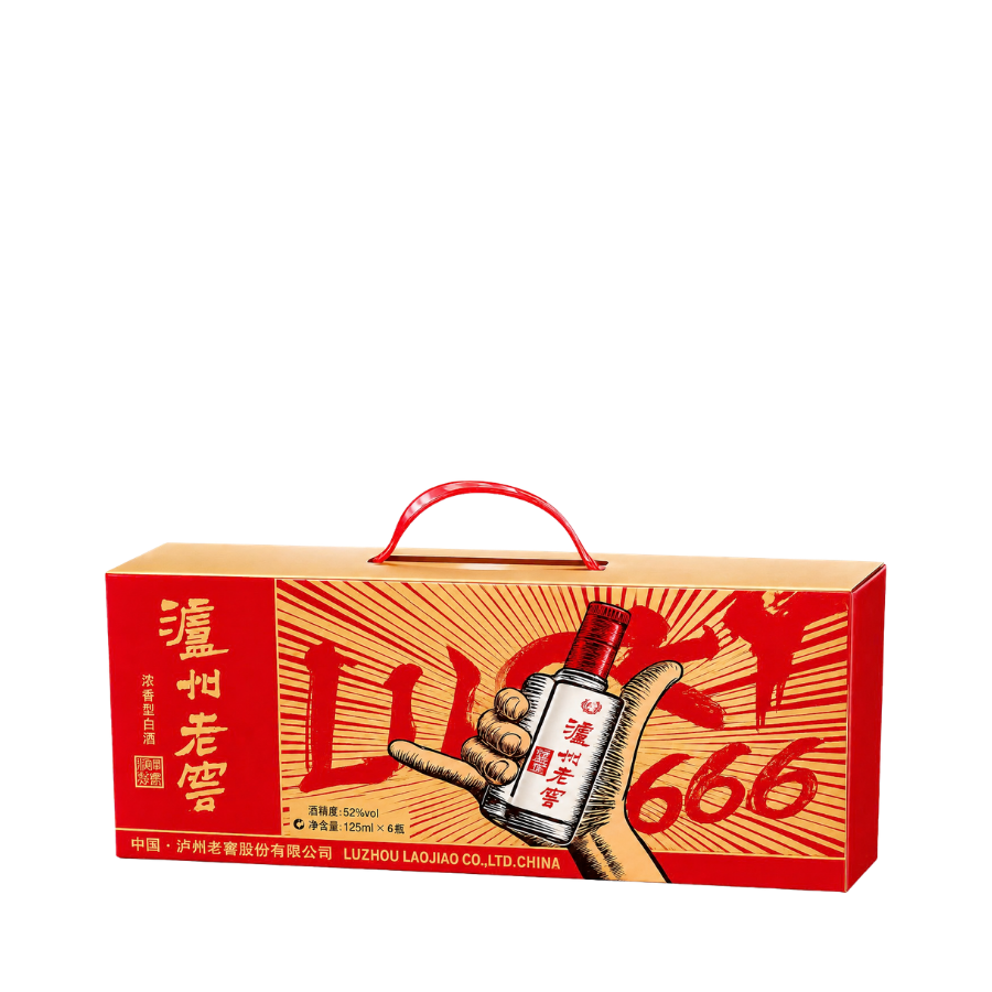 Rượu Lô Châu Lão Kiếu Lucky 666/ Luzhou Laojiao Lucky 666/ 泸州老窖 LUCKY 666
